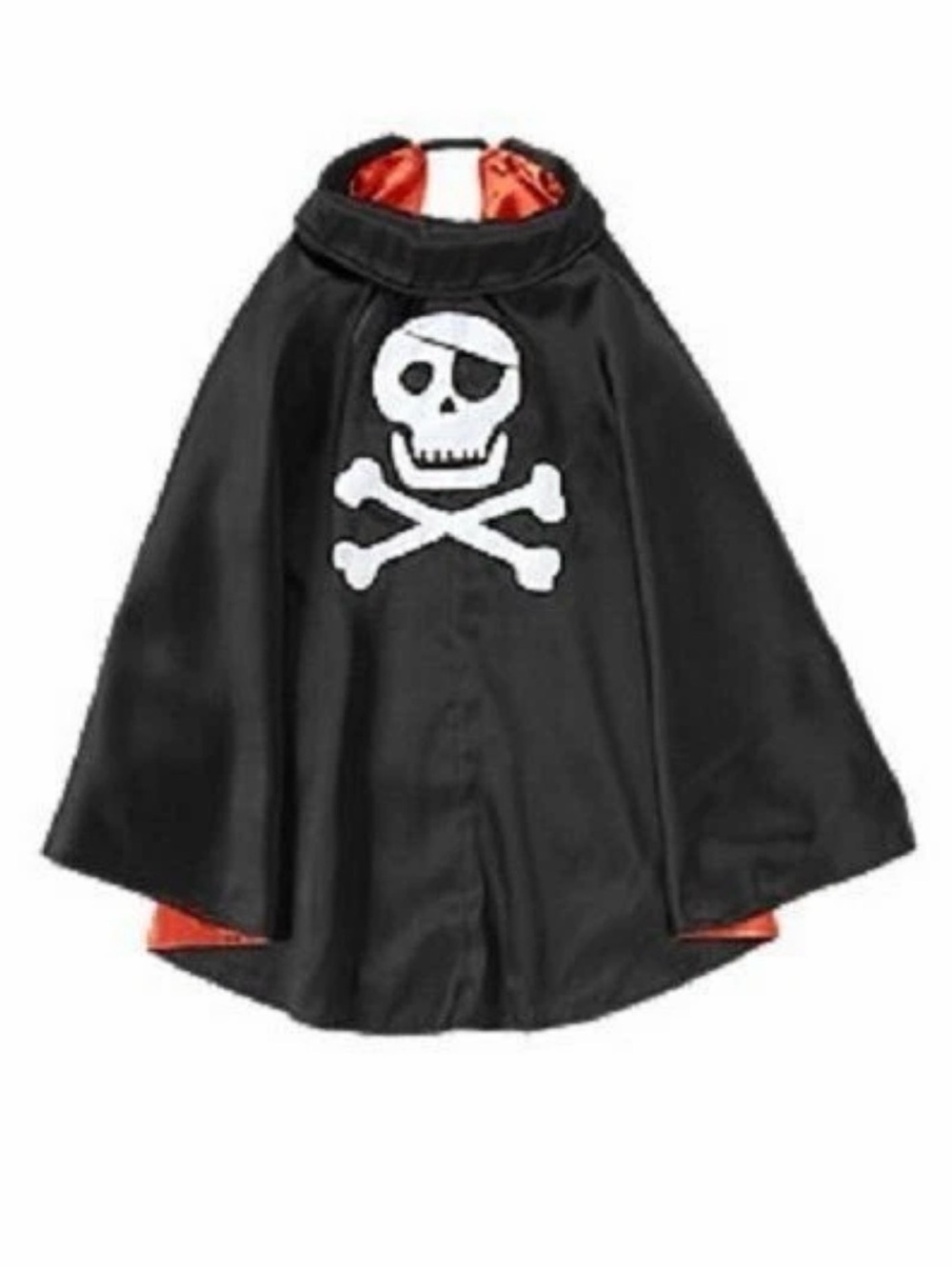 Gymboree Sz 4-6 XS/S Black Red Reversible Cape Halloween Costume NWT